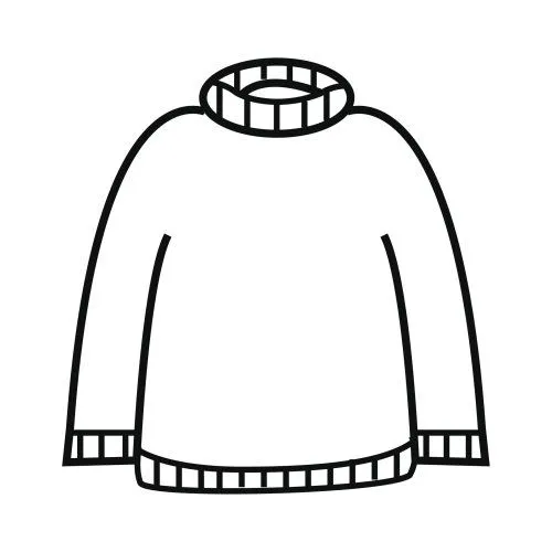 Jersey de lana para colorear - Imagui