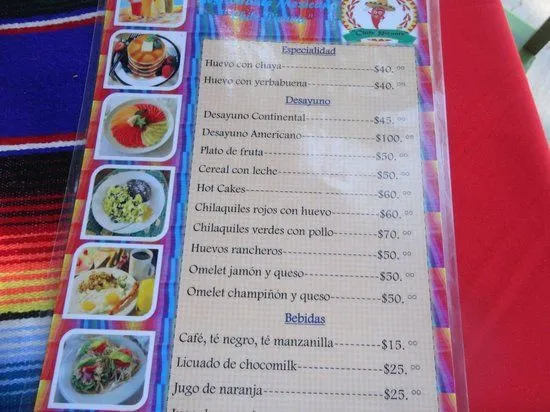 Menu desayunos - Picture of Restaurante mexicano Chile picant ...