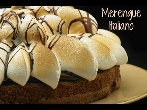 Como hacer merengue Italiano para decorar Tortas - YouTube
