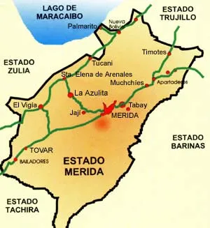 Estado Mérida capital Mérida, "Un lugar de Venezuela" | Amiguito ...