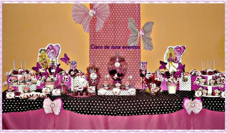 Mesa ambientada Barbie mariposa | Fiestas Temáticas | Pinterest ...