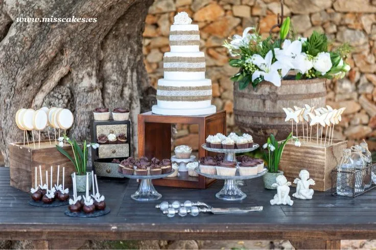 Mesa dulce para boda en el campo | Mesas dulces | Pinterest | Mesas