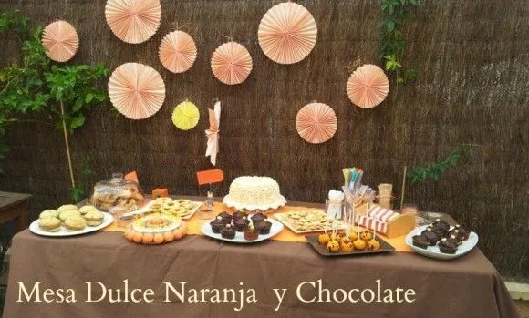 Mesa Dulce Naranja y Chocolate | La Cocina de Inma López