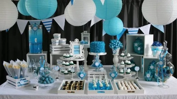 mesa de dulces para baby shower - Buscar con Google | Mesas de ...