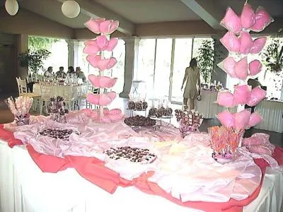 Mesa de dulces para baby shower - Imagui