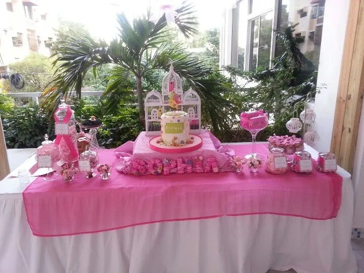 Mesa de dulces para la princesa Sophia | Girl Baby Shower | Pinterest