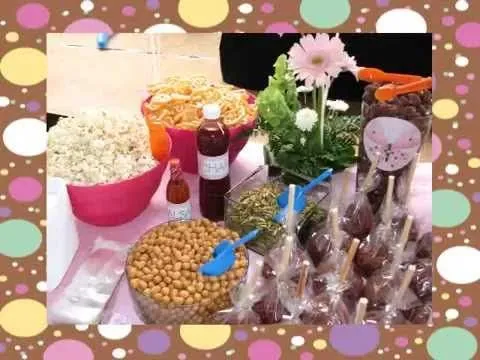 Mesa de Dulces y Snacks (Candy Bar) - D-Tallitos.com - YouTube