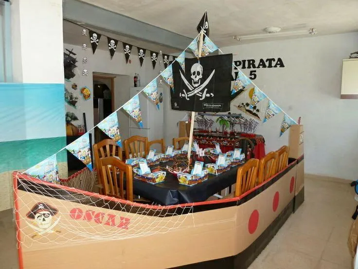 Mesa en forma de barco | Jake the pirate | Pinterest | Mesas