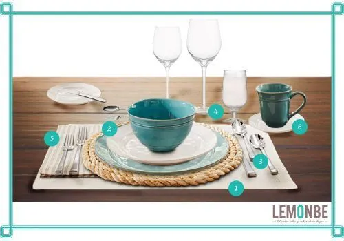 Cómo poner una mesa? – LEMONBE – El color, olor y sabor de tu hogar.