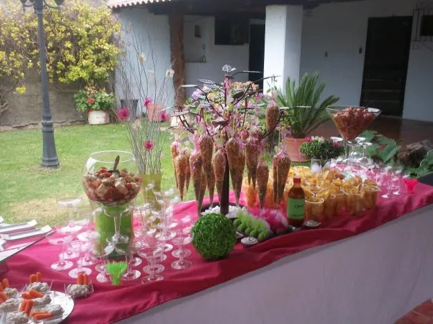 Mesa de botanas para fiestas infantiles - Imagui