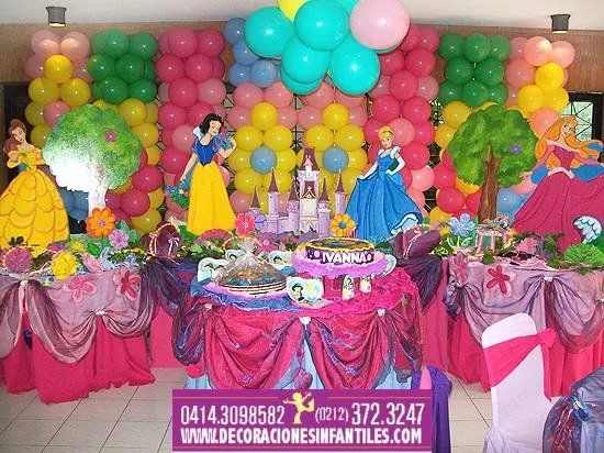 embroma la fiesta de princesas disney decoración | Decoracion Casera