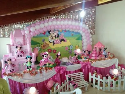 Mesas decoradas de Minnie - Imagui