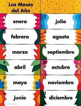 Los meses del año en español - Imagui