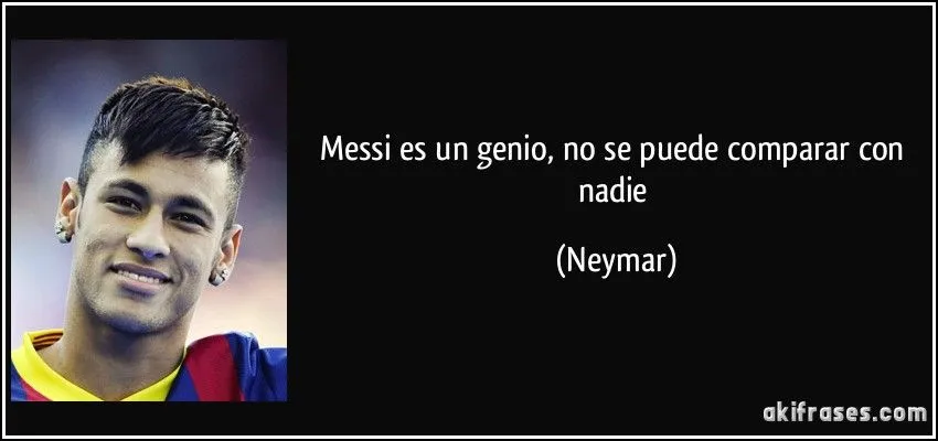 Messi es un genio, no se puede comparar con nadie