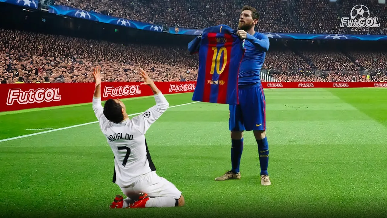 Messi humillando a CR7. - YouTube