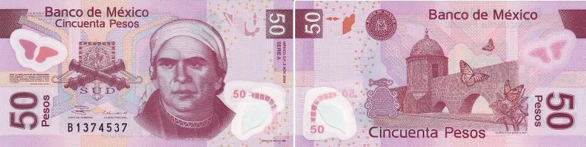 Billetes mexicanos para imprimir - Imagui