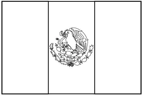 Imágenes de la bandera de méxico para dibujar - Imagui