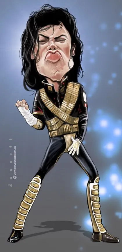Michael Jackson caricature design by #DesignerPeople | Caricature ...