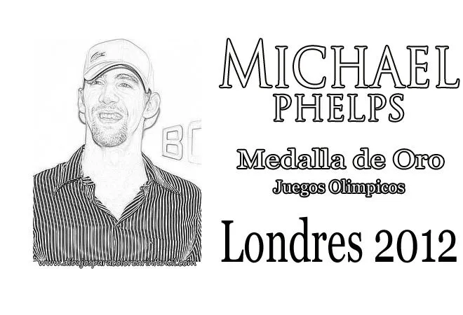 Michael Phelps medalla de oro de Juegos Olimpicos Londres 2012 ...