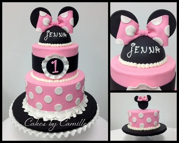 Mickey & Minnie Mouse Cakes on Pinterest | Minnie Mouse Cake ...