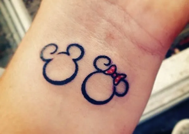 Mickey & Minnie Mouse Disney Tattoo <3 | Mickey tattoos | Pinterest