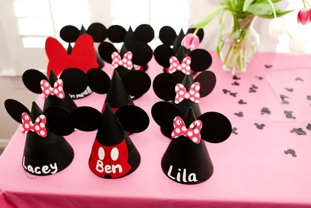 Mickey & Minnie Mouse party Birthday Party Ideas | Sombreros De ...
