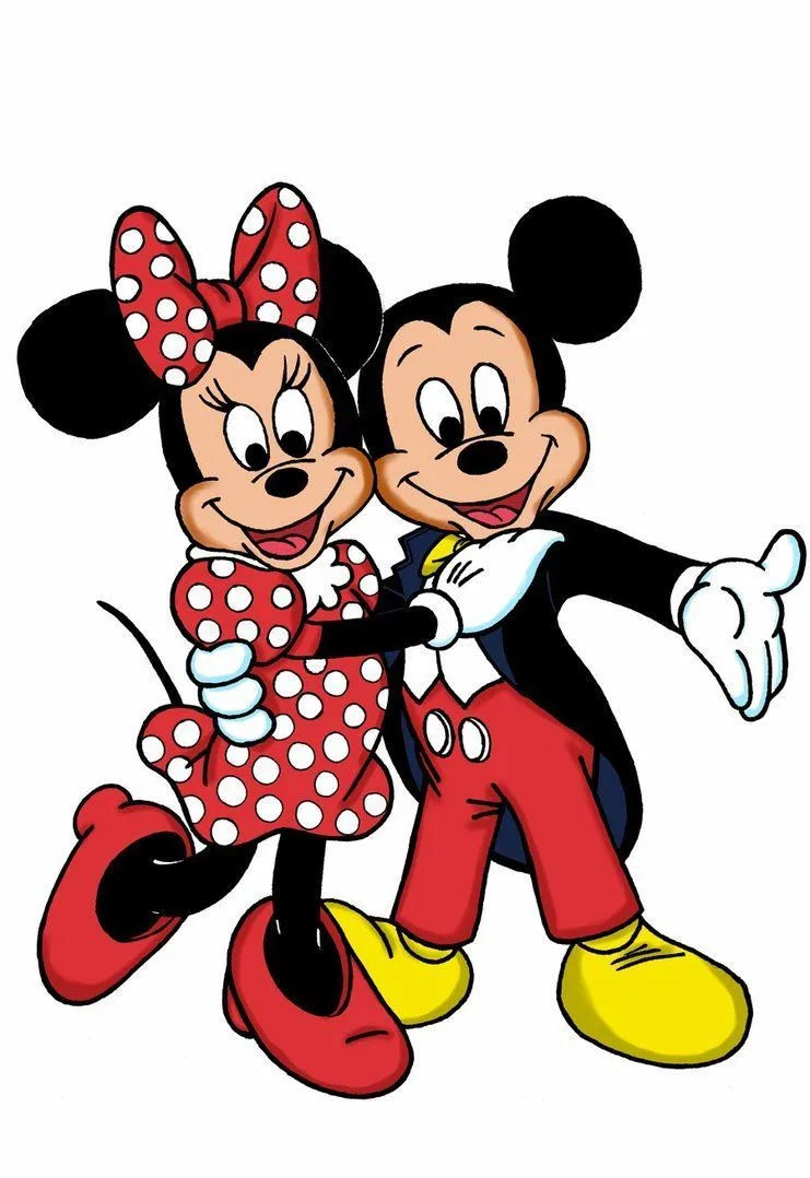 Mickey and Minnie Mouse on Pinterest