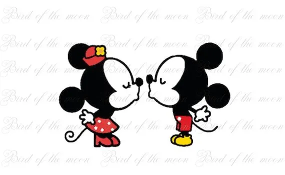 Mickey and Minnie Mouse beso - Imagui