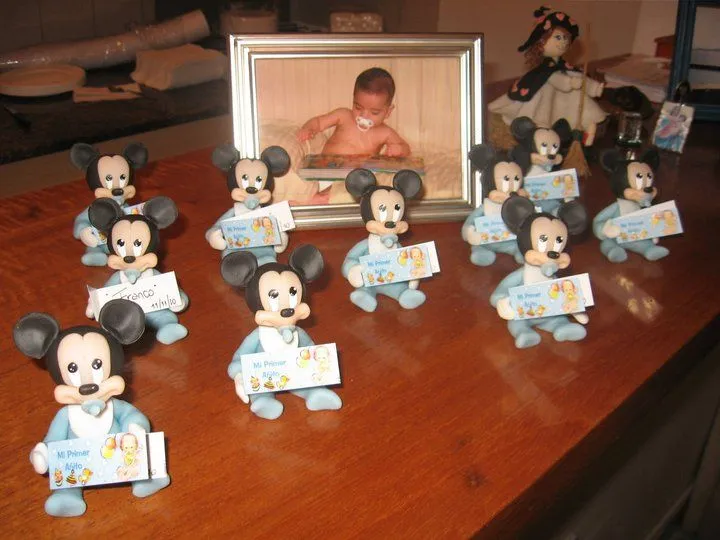  ... EN PORCELANA FRIA: Mickey bebe souvenier en porcelana fria 