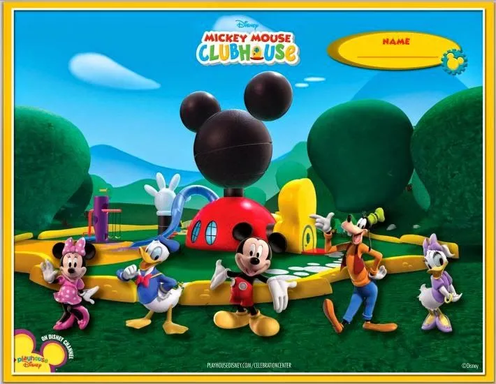 Mickey Clubhouse: Free Printable Mini Kit. | Oh My Fiesta! in english