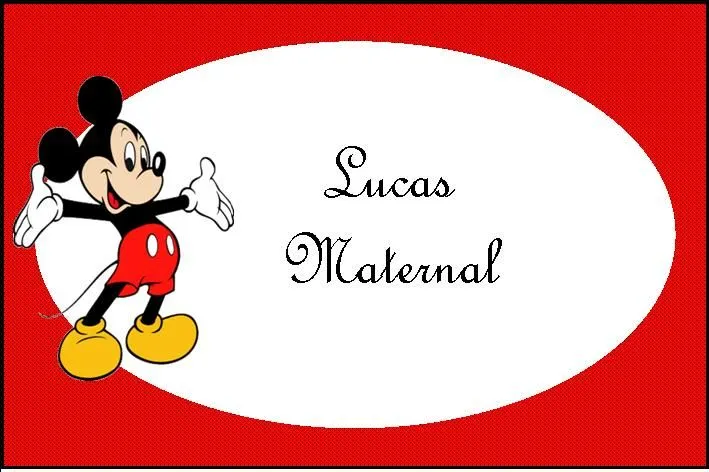 Mickey etiquetas - Imagui