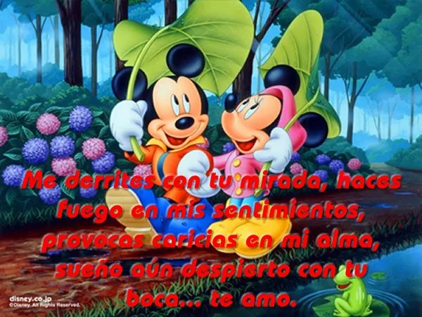 Minni y Mickey enamorados - Imagui