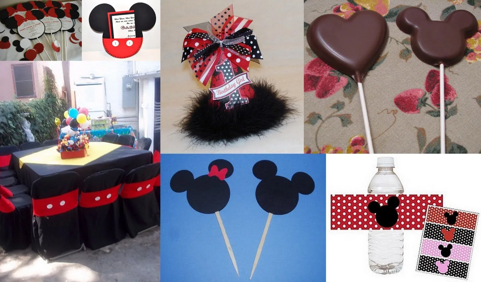 Mickey y Minnie en tu fiesta!