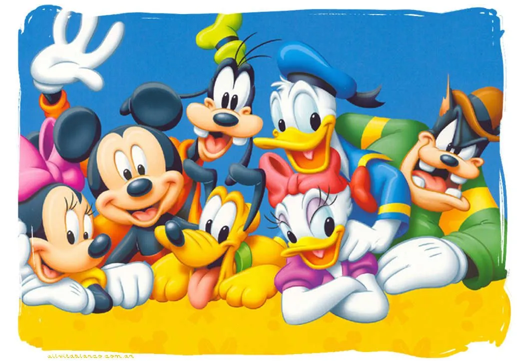 Mickey Mouse y sus amigos | Disney Tarjetas IMÁGENES Cumpleaños ...