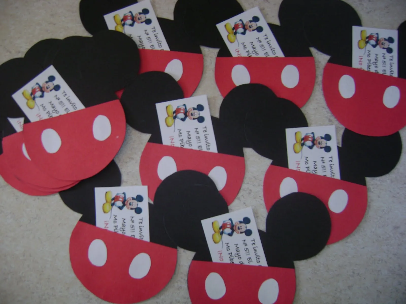 Invitaciónes de Mickey Mouse para imprimir - Imagui