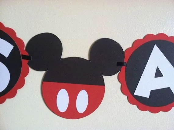 Mickey Mouse Baby shower banner Its a boy ready to by NiuDesigns