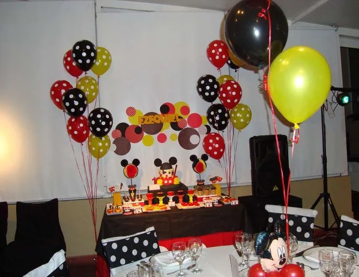 Mickey Mouse / Birthday "Primer añito y Bautismo" | Primers and ...