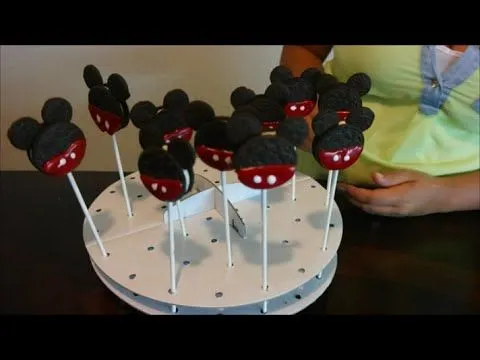 Cómo Hacer Mickey Mouse Cookie Pops / Paletas de Mickey Mouse ...