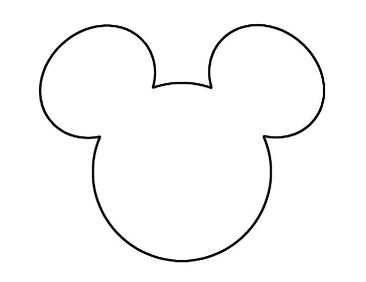 Mickey Mouse Ears Head Outline | Disneyland!!! | Pinterest