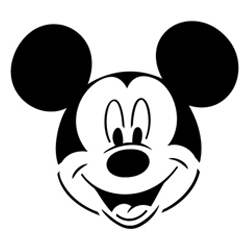 Mickey Mouse Face Template - Cliparts.co