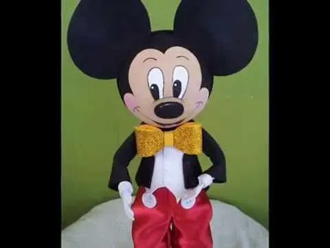 Mickey Mouse Fofucha Doll Foamy doll Fofuchas - YouTube