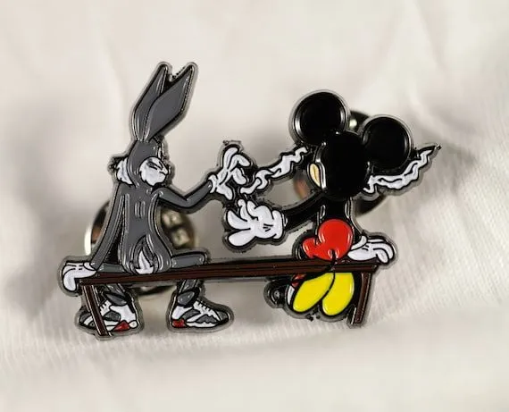 Mickey Mouse fumando con bugs bunny - Imagui
