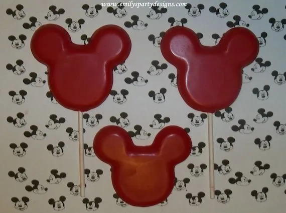 Mickey Mouse Lollipops Minnie Mouse Lollipop by designsbyemilys