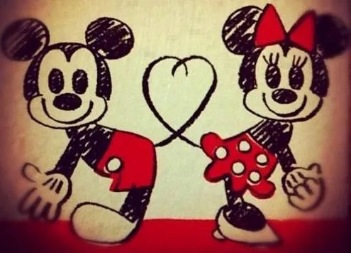 mickey mouse minnie mouse disney <3 love drawing swag cute ...