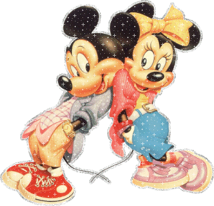 Busco Imágenes: Mickey Mouse y Minnie Mouse gifs animados