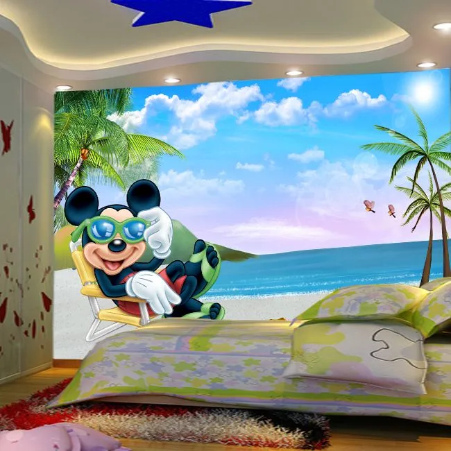 Mickey Mouse Mural de alta calidad - Compra lotes baratos de ...