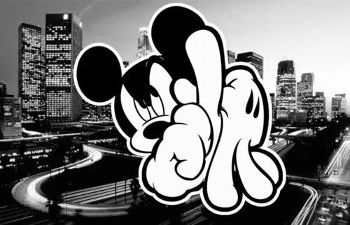Mickey Mouse obey portada FaceBook - Imagui