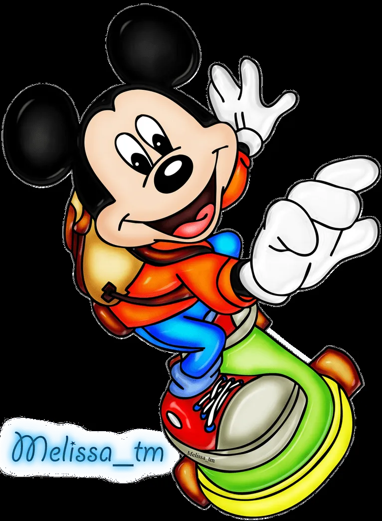 mickey mouse on skateboard png by Melissa-tm on DeviantArt