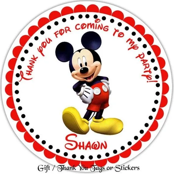 Sticker de Mickey Mouse para imprimir - Imagui