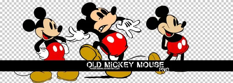 Old mickey mouse png. by ~PoisonJoonas on deviantART
